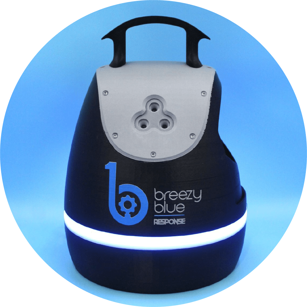 Breezy Blue Response minibot