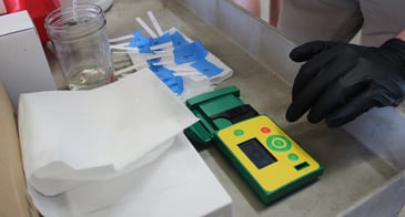 Chemical test strips for efficacy